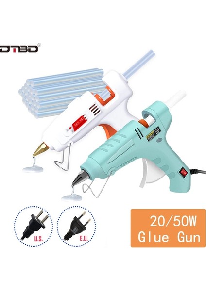 10 Adet-7mm-Renkli Abd Dtbd 20 W/50 W Sıcak Tutkal Tabancası Ev Mini Endüstriyel Yapıştırıcı Sıcak Tabancası Çocuklar Için Dıy Zanaat Tamir Araçları 7mm Tutkal Çubukları Kullanın (Yurt Dışından)