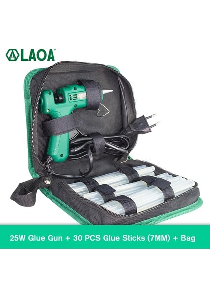 25W Set Ab Laoa 25W 40W Sıcak Tutkal Tabancası ile 7mm Tutkal Çubukları Mini Endüstriyel Termo Elektrikli Isı Tabancası Sıcaklık El Sanatları Tamir Dıy Aracı (Yurt Dışından)