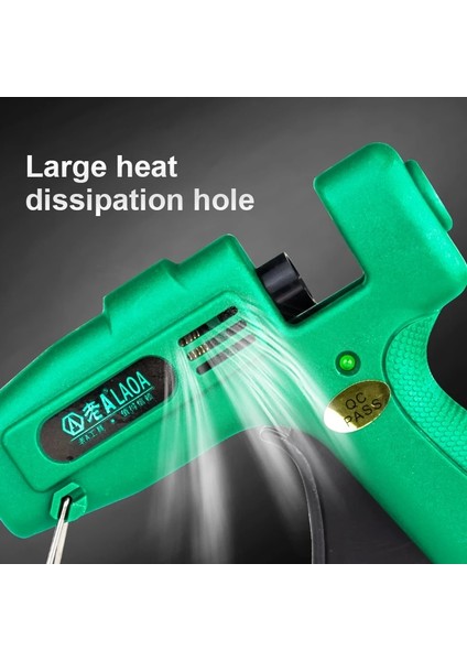 25W Set Ab Laoa 25W 40W Sıcak Tutkal Tabancası ile 7mm Tutkal Çubukları Mini Endüstriyel Termo Elektrikli Isı Tabancası Sıcaklık El Sanatları Tamir Dıy Aracı (Yurt Dışından) fırsatları