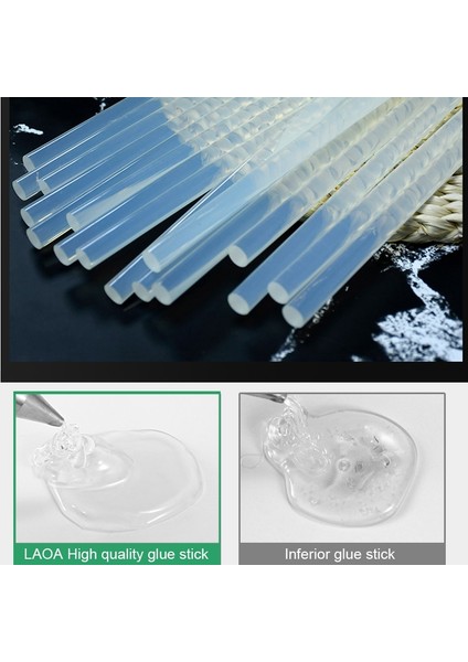 25W Set Ab Laoa 25W 40W Sıcak Tutkal Tabancası ile 7mm Tutkal Çubukları Mini Endüstriyel Termo Elektrikli Isı Tabancası Sıcaklık El Sanatları Tamir Dıy Aracı (Yurt Dışından) indirimleri