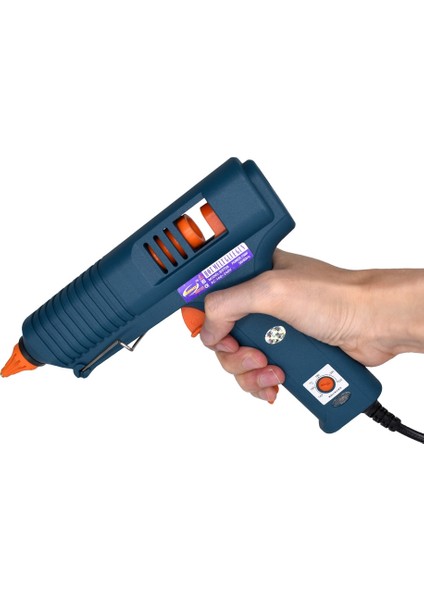 Set-A Uk 150W Sıcakta Eriyen Tutkal Tabancası, Değiştirilebilir Başlık, Sıcaklık Ayarı, 11 mm Tutkal Çubuğu Kullanın, Endüstriyel Tutkal Tabancası, Tamir Için Kullanılır (Yurt Dışından)