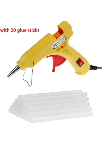 30 Adet Çubukla Ab 20W Sıcak Tutkal Tabancası Tutkal Sopa ile 7mm * 200MM Tutkal Sopa Mini Elektrikli Tabanca Sıcaklık Isıtıcı Eriyik Greft Onarım Aracı Isı Sıcaklığı Aracı (Yurt Dışından)
