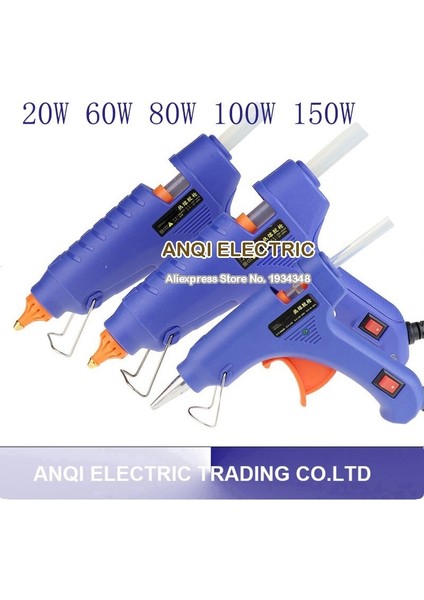 150W 20W60W80W100W150W Sıcak Tutkal Tabancası ile 1 Adet 7mm 11MM Çubuk Tutkal Isı Sıcaklık Aracı Endüstriyel Tabancalar Termo Tutkal Tabancası Aracı (Yurt Dışından)