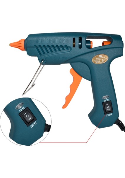 Paket-6 Abd Profesyonel Ev 50W/150W Sıcak Silikon Tabancası Sıcaklığı Ayarlanabilir Tutkal Tabancası Seti Sızdırmaz Tutkal Saf Bakır Meme Tasarımı (Yurt Dışından) modelleri