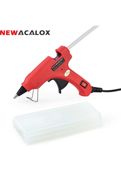 113 Kırmızı 1 Adet 20W, Ab Newacalox Ab 220V 20W Sıcak Tutkal Tabancası ile 20 Adet 7mm Tutkal Çubukları Endüstriyel Mini Silahlar Termo Elektrikli Isı Sıcaklığı Aracı (Yurt Dışından) indirimleri