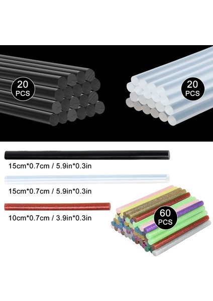 N-220AY-100PC 8W Newacalox USB Şarj Kablosuz Tutkal Tabancası ile 100 Adet 7mm Tutkal Çubukları Dc 5V 8W Mini Tutkal Tabancası Greft Dıy Aracı Ev Okul Için (Yurt Dışından)