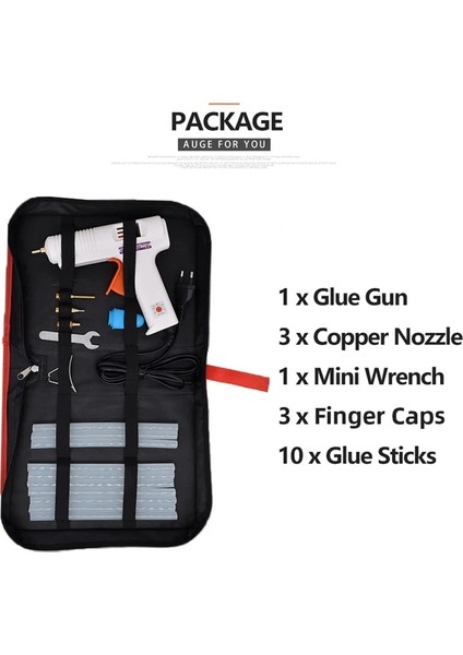 Set1 150W, Ab Sıcak Tutkal Tabancası Termostatı 150W Değiştirilebilir Meme Endüstriyel Tutkal Tabancası Dıy Proses Tamir Kiti Ues 11MM Tutkal Çubuğu (Yurt Dışından)