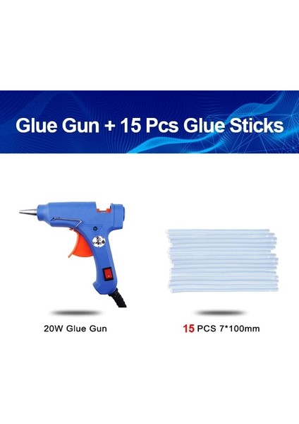 Kıt B Au 20W Yüksek Sıcaklık Isıtıcı Eriyik Sıcak Tutkal Tabancası Ev Dıy Onarım Aracı Ab Kullanımı 7mm Tutkal Çubukları Isteğe Bağlı Taban Isı Mini Tabanca Prostormer Tarafından (Yurt Dışından)
