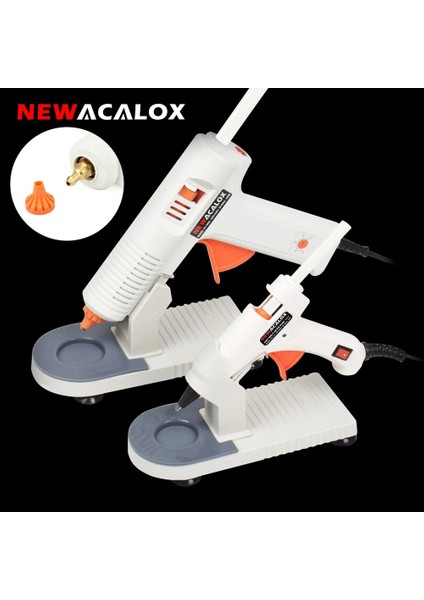 N-5805EU-W Ab Newacalox Ab 220V Sıcak Tutkal Tabancası ile 7MM/11MM Sıcak Eriyik Tutkal Sopa 20W/150W Termal Tutkal Tabancası Standı ile Ev Okul Dıy Aracı (Yurt Dışından)