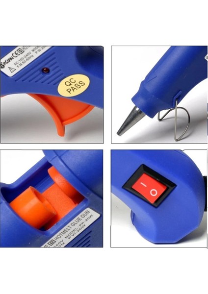 Beyaz 20W Ab Mini Sıcak Tutkal Tabancası Şarj Edilebilir 20W 100W Yüksek Sıcaklık Silikon Tabancası, Kendin Yap Projeleri, Onarımlar, Sanatsal Yaratılış (Yurt Dışından) indirimleri