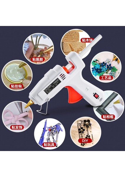 A-1 40W 40W Sıcak Tutkal Tabancası ile 7mm Tutkal Çubukları Mini Endüstriyel Tabancalar Isı Sıcaklığı Termo Elektrikli Tamir Aracı Sıcak Tutkal Çubukları (Yurt Dışından)