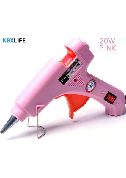 20W Pembe G30 20/100W Yüksek Sıcaklık Sıcak Tutkal Tabancası Saç Aksesuarları Dıy Takı Çevre Koruma Sıcak Tutkal Çubuğu 7/11MM (Yurt Dışından)