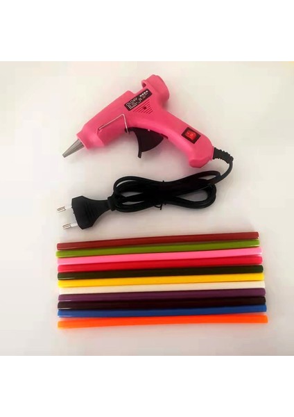 22 Adet 20W, Ab Tutkal Tabancası Seti Elektrikli Isı Sıcak Eriyik El Sanatları Tamir Aracı Profesyonel Dıy 110-240V 20W/40W Sopalarla Hediye Sıcak Tutkal Tabancası (Yurt Dışından) indirimleri
