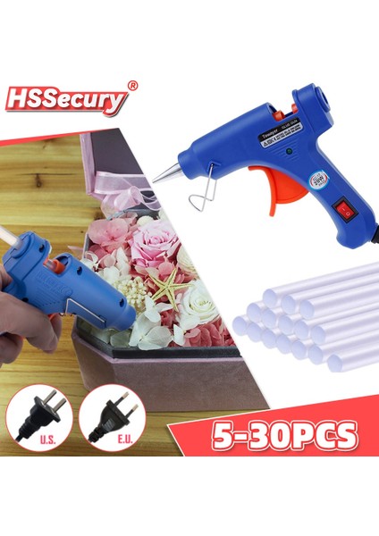 10 Adet Çubukla Abd Sıcak Tutkal Tabancası 7mm * 100M Tutkal Çubukları 20W Elektrikli Mini Ev Isı Sıcaklığı Termo Aracı Endüstriyel Tamir Araçları Tabancası (Yurt Dışından) fırsatları