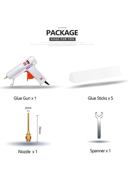 GUN-NOZZLE70MM 150W, Abd 150W Ab Tak Sıcak Tutkal Tabancası Profesyonel Yüksek Sıcaklık Ayarlanabilir Greft Onarım Aracı Elektrikli Isı Tabancası Dıy Termo Aracı (Yurt Dışından)