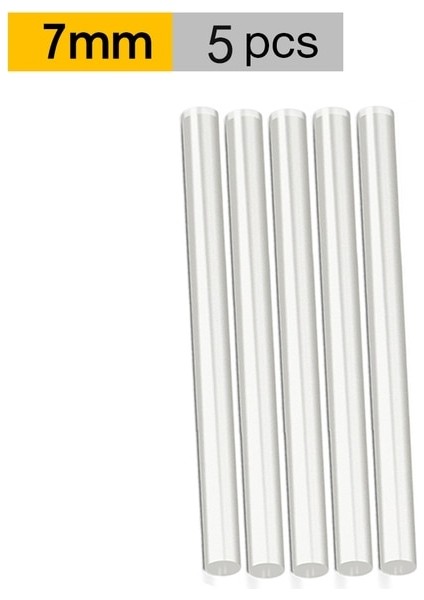 7mm 5 Adet 20 Adet/grup 7mm / 11MM Şeffaf Sıcakta Eriyen Tabanca Tutkal Çubukları Isı Tabanca Tabanca Yapıştırıcı Dıy Araçları Tamir Alaşım Aksesuarları (Yurt Dışından)