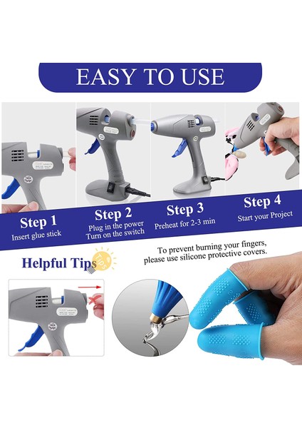 Kırmızı Au Akülü Sıcak Tutkal Tabancası, Tam Boyutlu 80 120W, Stand-Up Büyük Damlama Önleyici Çift Yüksek Sıcaklık, Craft Dıy Onarımı Için 10 Tutkal Çubukları ile (Yurt Dışından) fırsatları