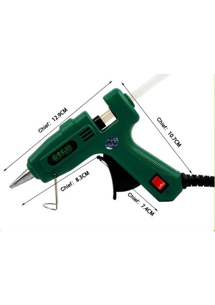 25W 20 Adet Tutkal Çubuğu Ab Laoa 25W Sıcakta Eriyen Tutkal Tabancası Dıy Mini Tutkal Tabancası Metal/ahşap Çalışma Sopa Kağıt Firkete Pu Çiçek Tamir Araçları (Yurt Dışından)