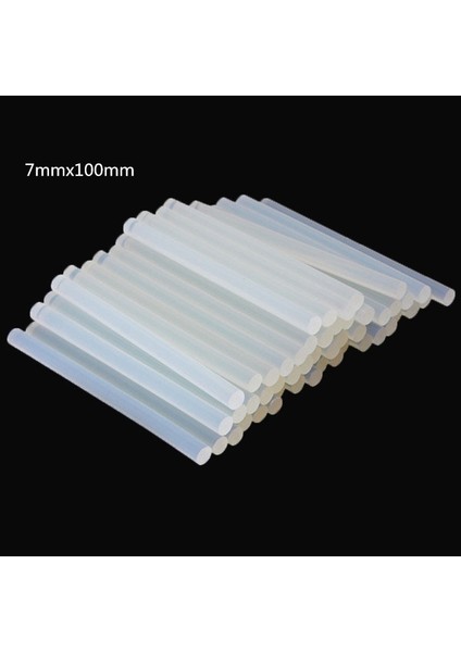 7X100MM 10 Adet 10/20 Adet 7mm x 100MM Sıcak Tutkal Sopa Isı Tabanca Tutkal Yüksek Viskoziteli Tutkal Onarım Aracı Kiti Dıy El Şeffaf Çubuk Tutkal (Yurt Dışından)