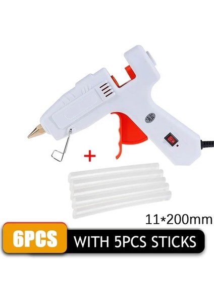 5 Adet Sopa ile 120W, Ab 80W-120W Sıcak Tutkal Tabancası ile 11*200MM Çubuk Tutkal Dıy Mini Guns Yapıştırıcı Çubuk Sıcak Tutkal Tabancası Araçları Ev Için Isı Aracı (Yurt Dışından)
