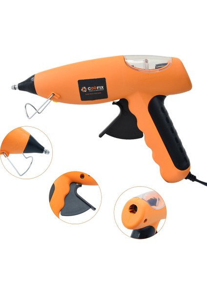 Au Coofıx Sıcak Tutkal Tabancası ile 7*100 mm Tutkal Çubukları Endüstriyel Elektrikli Tamir Isı Araçları Termo Elektrikli Isı Sıcaklık Aracı (Yurt Dışından)