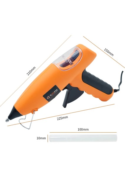Au Coofıx Sıcak Tutkal Tabancası ile 7*100 mm Tutkal Çubukları Endüstriyel Elektrikli Tamir Isı Araçları Termo Elektrikli Isı Sıcaklık Aracı (Yurt Dışından)