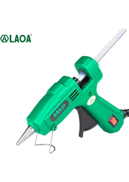 25W Tutkal Tabancası 25W, Ab Laoa 25W Çanta ile Sıcak Tutkal Tabancası 7mm Tutkal Çubukları Termo Elektrikli Isı Tabancası Sıcaklık El Sanatları Dıy Onarım Aracı Seti (Yurt Dışından)