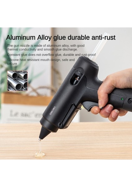 Tutkal Çubuğu Dahil 100W Delı Sıcak Eriyik Tutkal Tabancası 100W Onarım Yapıştırıcı Aracı El Yapımı Dıy Ev Yüksek Güç 11MM Sıcak Eriyik Sopa Tabanca De Kola Quente (Yurt Dışından) modelleri