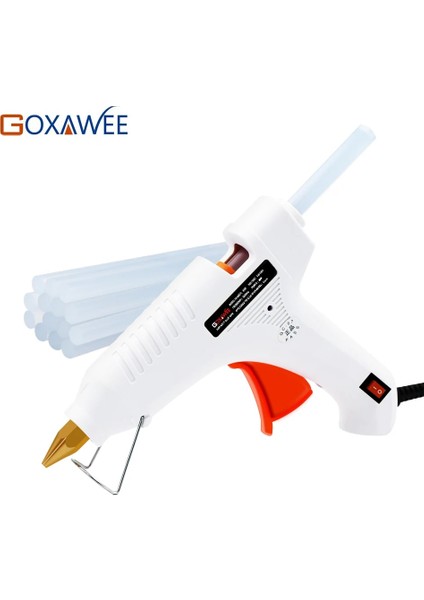 20W Ab Goxawee 20W 80W 105W Sıcak Eriyik Elektrikli Isı Tutkal Tabancası Pirinç Memesi ile 10 Adet Sıcak Tutkal Çubukları Zanaat Tamir Ev Dıy Araçları (Yurt Dışından)