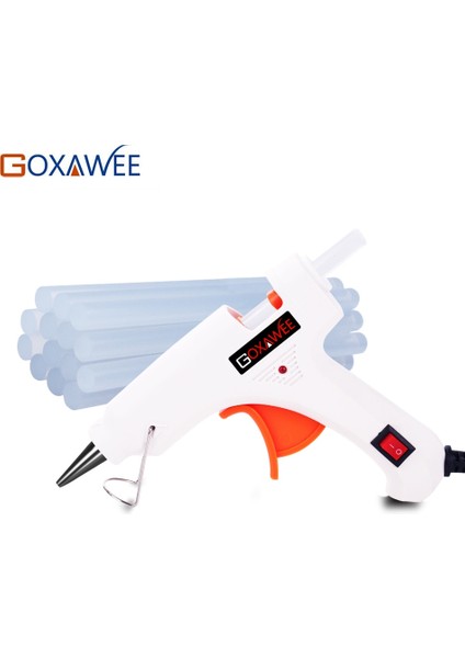 20W Ab Goxawee 20W 80W 105W Sıcak Eriyik Elektrikli Isı Tutkal Tabancası Pirinç Memesi ile 10 Adet Sıcak Tutkal Çubukları Zanaat Tamir Ev Dıy Araçları (Yurt Dışından) fiyatları