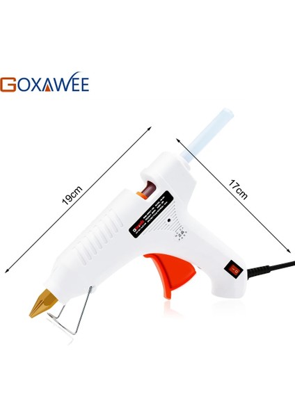 20W Ab Goxawee 20W 80W 105W Sıcak Eriyik Elektrikli Isı Tutkal Tabancası Pirinç Memesi ile 10 Adet Sıcak Tutkal Çubukları Zanaat Tamir Ev Dıy Araçları (Yurt Dışından) modelleri