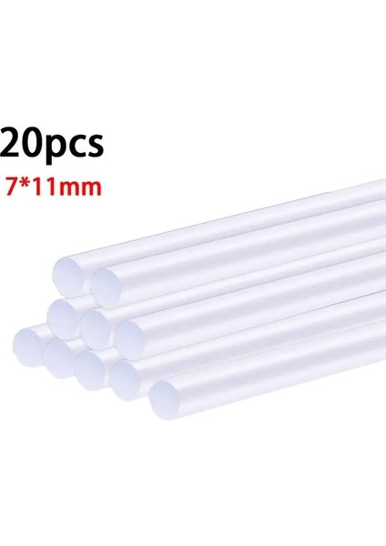 20 Adet Tutkal Çubuğu 20W Sıcak Tutkal Tabancası ile 7mm Tutkal Çubukları Diy Mini Isı Sıcaklığı Tamir Aracı Endüstriyel Termo (Yurt Dışından)