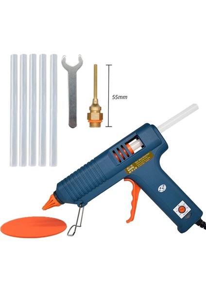 1.5X55MM Au Sıcak Tutkal Tabancası 150W Ayarlanabilir Sıcaklık Tutkal Tabancası Memesi 11MM Tutkal Çubukları Profesyonel Endüstriyel Eriyik Tabancası Yapıştırıcı Sıcak Tabancası (Yurt Dışından)
