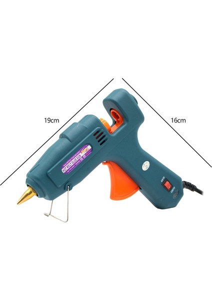 Meme 2.3X40MM 60W-100W, Abd Sıcak Tutkal Tabancası 60W/100W Çift Güç Tutkal Tabancası 11MM Çubuk Tutkal Dıy Hediye Zanaat Onarım Aracı (Yurt Dışından)