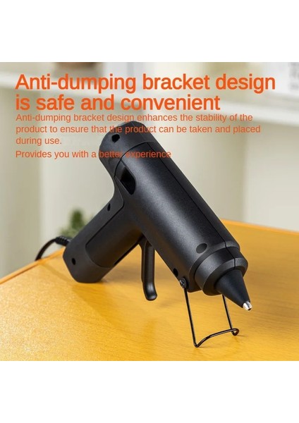 Tutkal Çubuğu Dahil 100W Delı Sıcak Eriyik Tutkal Tabancası 100W Onarım Yapıştırıcı Aracı El Yapımı Dıy Ev Yüksek Güç 11MM Sıcak Eriyik Sopa Tabanca De Kola Quente (Yurt Dışından) modelleri