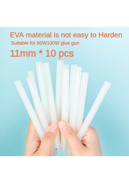 Tutkal Çubuğu Dahil 100W Delı Sıcak Eriyik Tutkal Tabancası 100W Onarım Yapıştırıcı Aracı El Yapımı Dıy Ev Yüksek Güç 11MM Sıcak Eriyik Sopa Tabanca De Kola Quente (Yurt Dışından) fırsatları