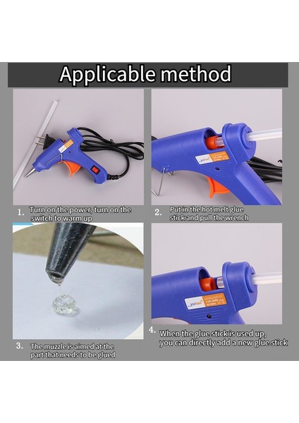 Pembe Tutkal Çubuğu 20W Sıcak Tutkal Tabancası 7mm Tutkal Çubukları ile Mini Endüstriyel Tabancalar Isı Sıcaklığı Termo Elektrikli Tamir Aracı Isı Tabancası Sıcak Tutkal Çubuğu (Yurt Dışından)