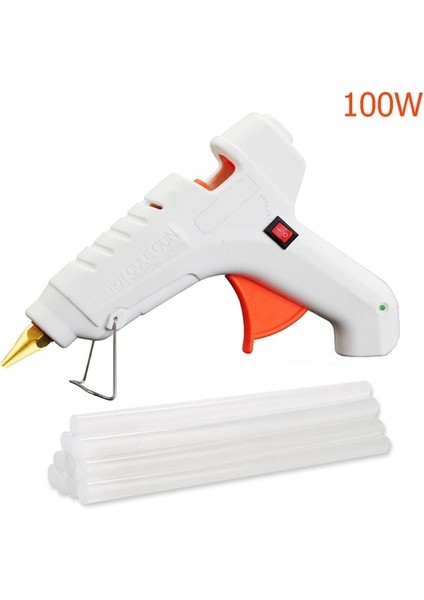100W 10PCS Tutkal Sti Ab Yüksek Güçlü Sıcak Tutkal Tabancası 100-120W Dıy Güç Aracı El Sanatları Projeleri Sıcak Tutkal Tabancası 110-220V Maç 11MMX20MM Tutkal Çubuğu (Yurt Dışından)