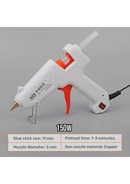 150W Sıcak Tutkal Tabancası 40W 100W 120 W 150W Elektrikli Mini Ev Isı Sıcaklığı Termo Aracı Sopalarla Endüstriyel Tamir Araçları (Yurt Dışından)