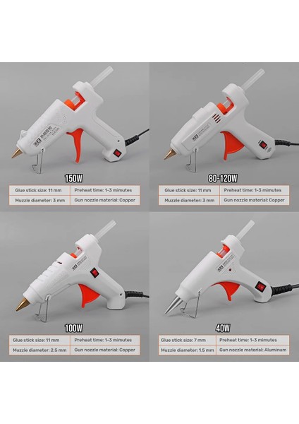 150W Sıcak Tutkal Tabancası 40W 100W 120 W 150W Elektrikli Mini Ev Isı Sıcaklığı Termo Aracı Sopalarla Endüstriyel Tamir Araçları (Yurt Dışından) indirimleri