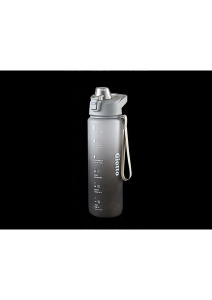 Susuzluğu Gideren Eser Açık Hava Sporları Soğuk Su Şişesi Spor Taşınabilir Içme Plastik Su Bardağı [1000 Ml] Spor Su Şişesi (Soğuk Gümüş) (Yurt Dışından)