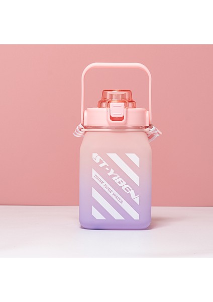 1.5l Büyük Kapasiteli Su Şişesi Kordon ile Açık Alan Sporları Koşu Spor Salonu Eğitimi Plastik Spor Seyahat Kaya Tırmanışı Şişeleri (Pembe) (Yurt Dışından) modelleri
