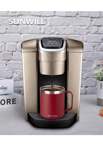 14 Oz Kahve Kupa, Kapaklı Vakum Yalıtımlı Kamp Kupa, Çift Duvar Paslanmaz Çelik Seyahat Tumbler Bardak, Kahve Termosu Dış Mekan, Taisho Crimson (Yurt Dışından) fırsatları