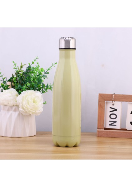 304 Paslanmaz Çelik Kola Şişesi Büyük Kapasiteli Açık Termos Spor Pot Bowling Bardağı 16 500 ml (Yurt Dışından)
