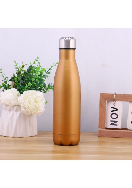 304 Paslanmaz Çelik Kola Şişesi Büyük Kapasiteli Açık Termos Spor Pot Bowling Bardağı 19 500ML (Yurt Dışından)