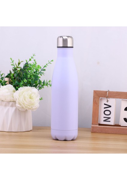 304 Paslanmaz Çelik Kola Şişesi Büyük Kapasiteli Açık Termos Spor Pot Bowling Bardağı 15 500 ml (Yurt Dışından)