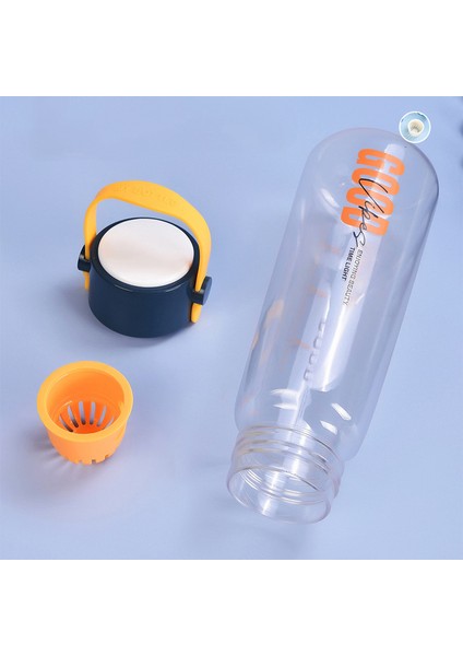 Taşınabilir Dış Mekan Filtreli Büyük Kapasiteli Taşıma Basit Spor Su Bardağı Uzay Bardağı Plastik Bardak (Lacivert) (Yurt Dışından) fırsatları