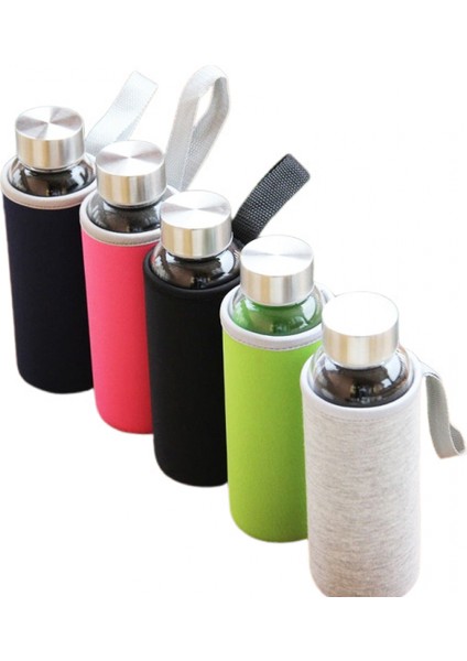 Kovanlı ve Paslanmaz Çelik Kapaklı 360 ml Sürahi - Sızdırmaz Kapak, Yeniden Kullanılabilir, Seyahat ve Depolama Için Mükemmel Içecekler Meyve Suyu, Smoothie, Kombucha, Kefir, Çay, (Yurt Dışından)