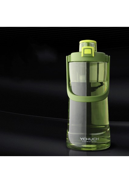 Büyük Kapasiteli Uzay Fincanı Spor Su Şişesi Açık Su Bardağı Erkekler ve Kadınlar Taşınabilir Bardak Filtre Su Şişesi Yeşil 2100 ml (Yurt Dışından)