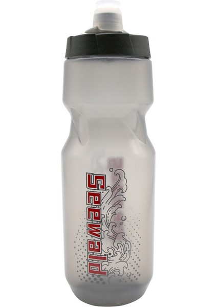 Dağ Yol Bisikleti Sürme Su Şişesi Büyük Kapasiteli Taşınabilir Plastik Açık Hava Sporları Su Bardağı Gri 610 ml (Yurt Dışından)